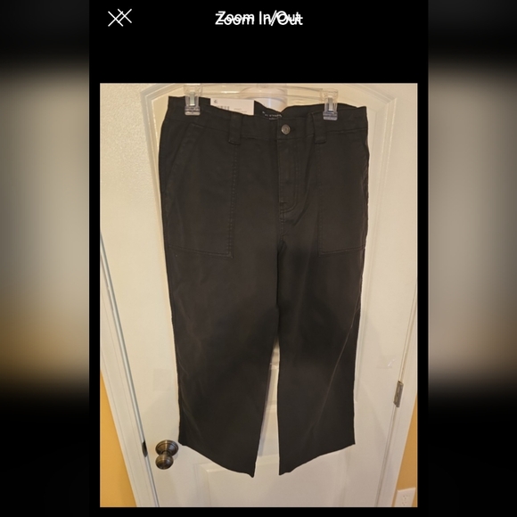 Sanctuary Utility Crop Pants in Black - Picture 1 of 5